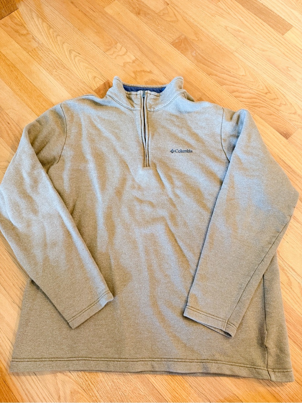 Columbia Men’s Camel Brown Half-Zip Pullover XL